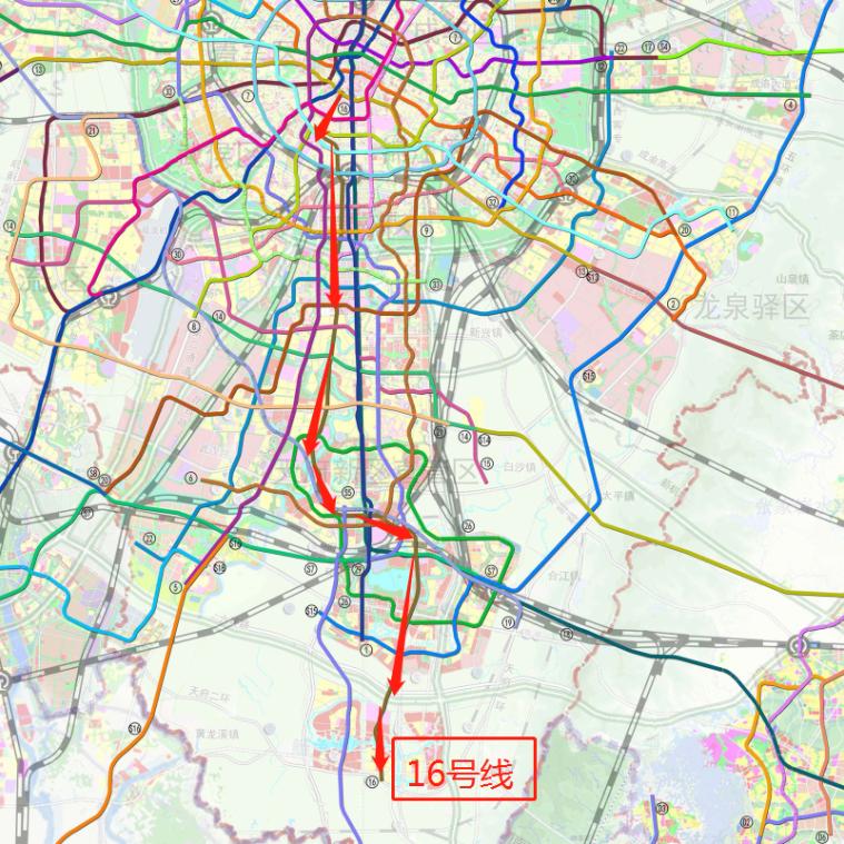 成都地铁线路图最新更新，一网打尽，畅游成都！