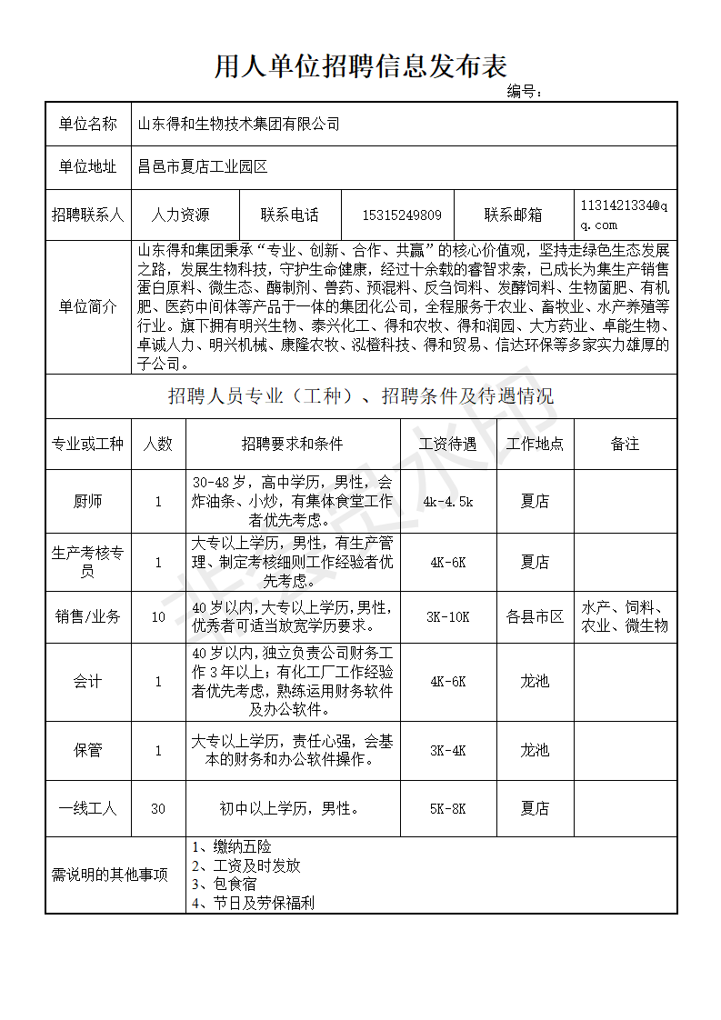 昌邑招聘网最新招聘信息及动态更新