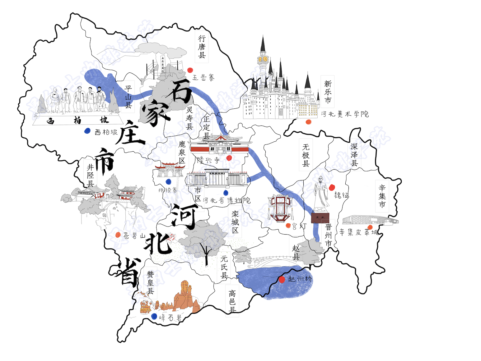 科技重塑城市，最新石家庄市地图全图揭示触手可及的未来画卷